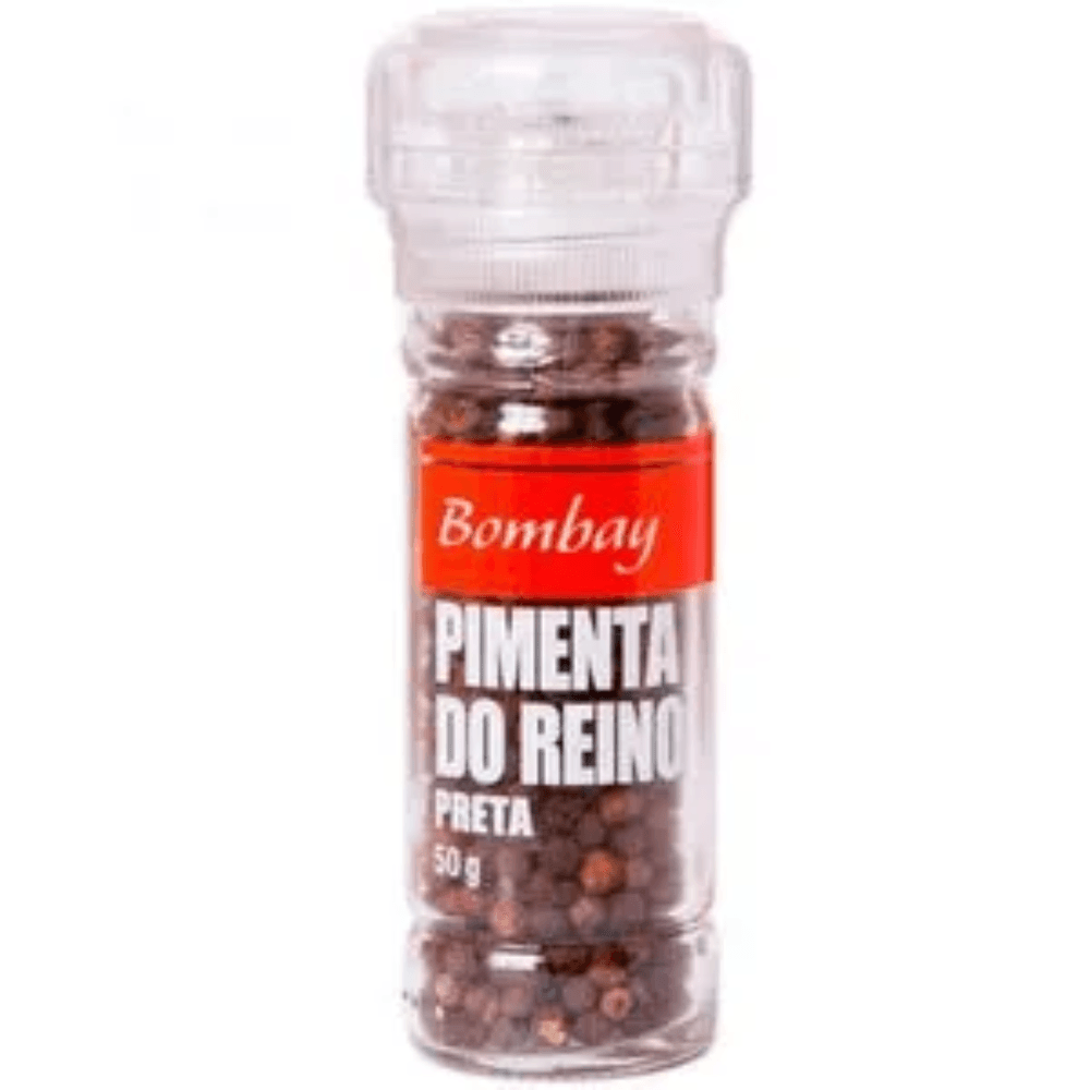 Pimenta Do Reino Com Moedor Bombay 50g.